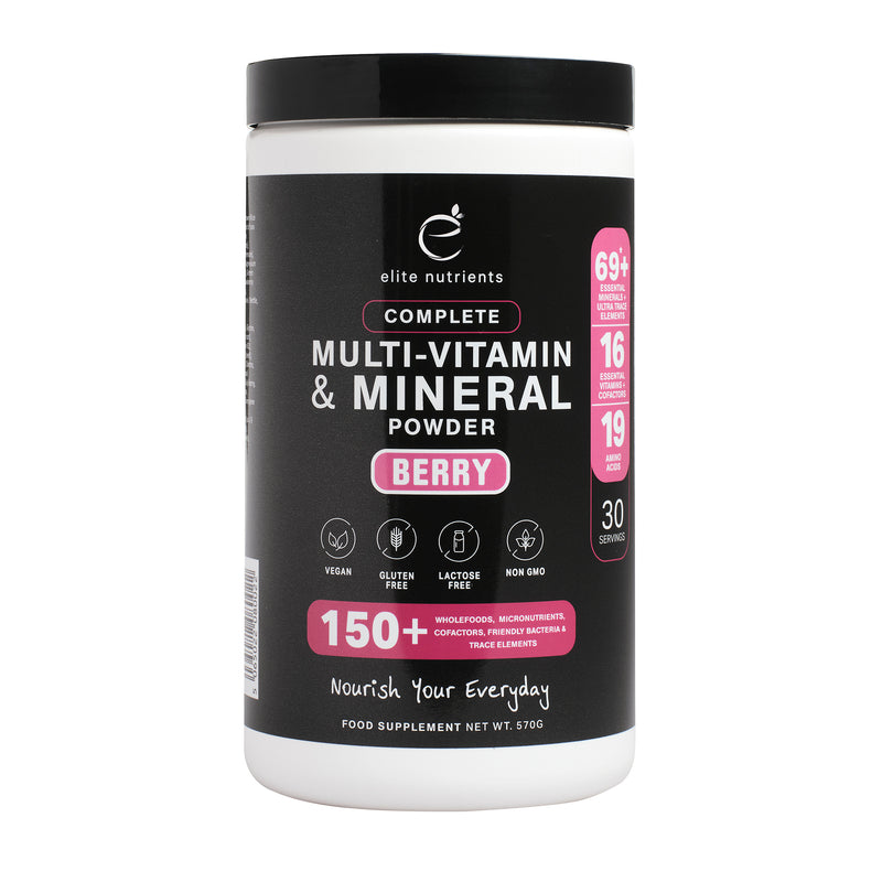 Complete Multi Vitamin & Mineral Powder Berry - 30 Servings