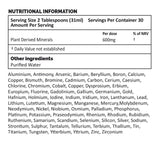 Plant Derived Minerals - 30 Servings