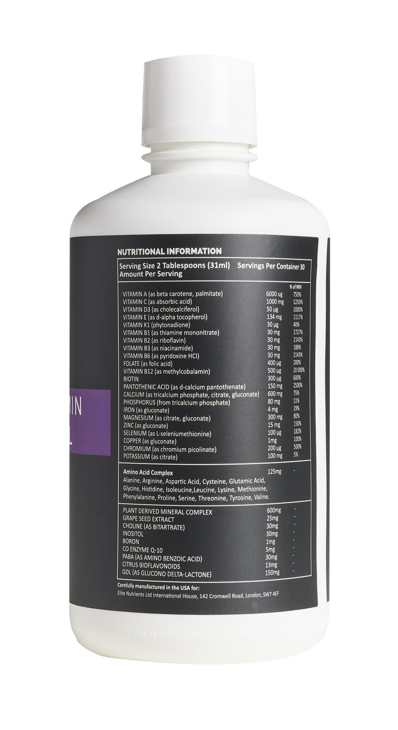 Multi Vitamin & Mineral Liquid - 30 Servings